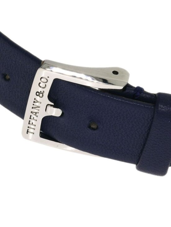 Tiffany & Co East West Mini Watch SS Leather main image 7